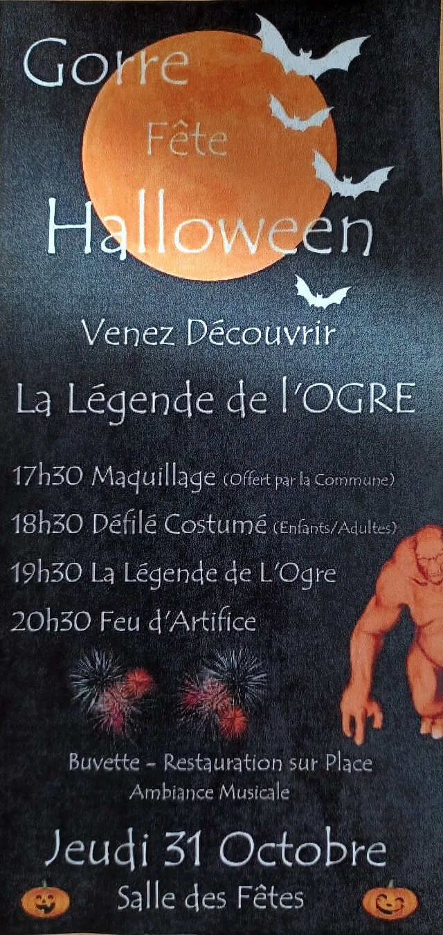 GORRE FÊTE HALLOWEEN